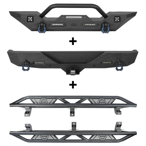 Front Bumper & Rear Bumper & Running Boards(18-26 Jeep Wrangler JL) - ultralisk4x4