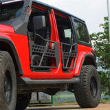 Jeep JT 4-Door Side Steps & Tubular Half Doors for 2020-2023 Jeep Gladiator JT  ultralisk4x4 ULB.3009+7001 6