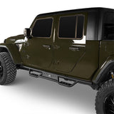 Jeep JT 4-Door Side Steps & Tubular Half Doors for 2020-2023 Jeep Gladiator JT  ultralisk4x4 ULB.3009+7001 9