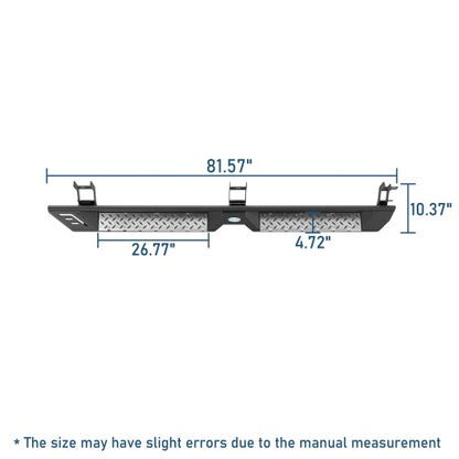 Off Road Side Step Bars For 2009-2018 Ram 1500 & 2019-2024 Ram 1500 Classic & 2010-2024 Ram 2500/3500 Crew Cab - Ultralisk4x4