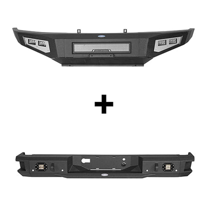 Full-Width Front Bumper & Rear Bumper(09-14 Ford F-150, Excluding Raptor) - ultralisk4x4