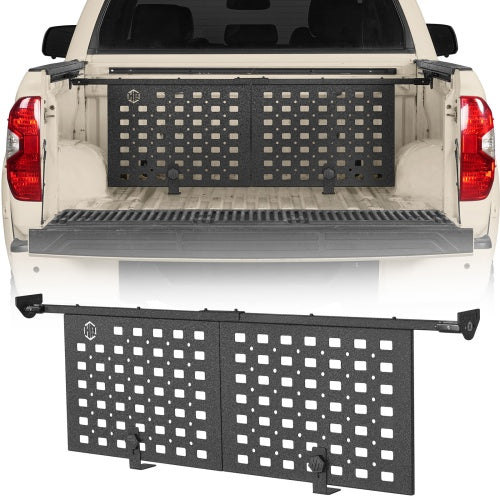 Bed Cargo Manager Divider For 2007-2021 Toyota Tundra w/ Deck Rail System - Ultralisk4x4