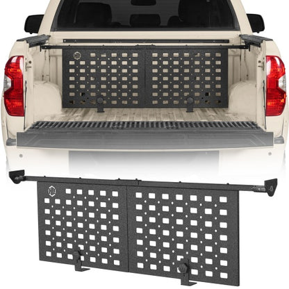 Bed Cargo Manager Divider For 2007-2021 Toyota Tundra w/ Deck Rail System - Ultralisk4x4