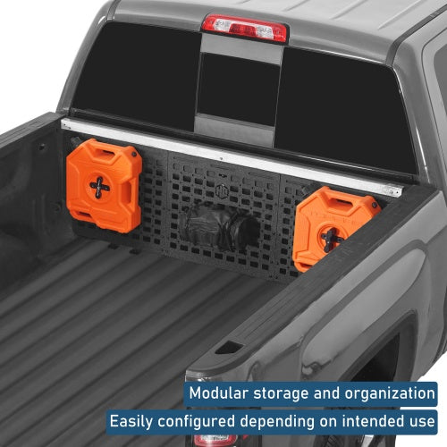 Front Bed MOLLE Panel For 2014-2018 Chevy Silverado/GMC Sierra 1500 - Ultralisk4x4