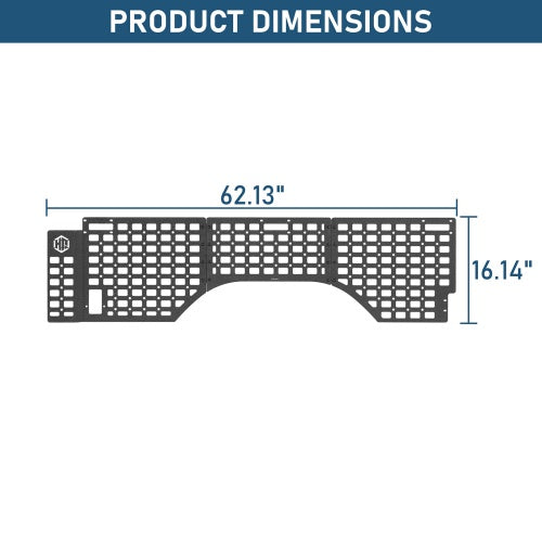 Bed Side MOLLE Panels - Pairs For 2007-2018 Chevy Silverado/GMC Sierra 1500 5.8 Ft Short Bed - Ultralisk4x4