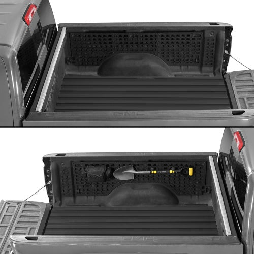 Bed Side MOLLE Panels - Pairs For 2007-2018 Chevy Silverado/GMC Sierra 1500 5.8 Ft Short Bed - Ultralisk4x4