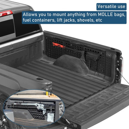 Bed Side MOLLE Panels - Pairs For 2007-2018 Chevy Silverado/GMC Sierra 1500 5.8 Ft Short Bed - Ultralisk4x4