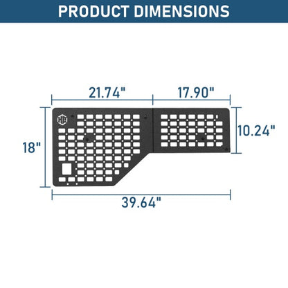 Bed Side MOLLE Panels - Pairs For 2015-2022 Chevy Colorado & GMC Canyon 5'2" Bed - Ultralisk4x4