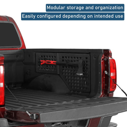 Bed Side MOLLE Panels - Pairs For 2015-2022 Chevy Colorado & GMC Canyon 5'2" Bed - Ultralisk4x4