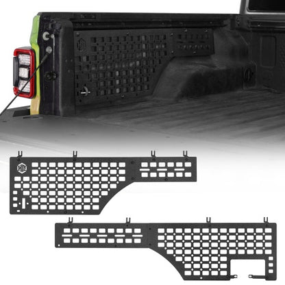Bed Side MOLLE Panels - Pairs For 2020-2026 Jeep Gladiator JT - Ultralisk4x4