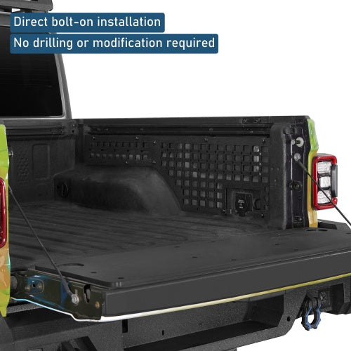 Bed Side MOLLE Panels - Pairs For 2020-2026 Jeep Gladiator JT - Ultralisk4x4