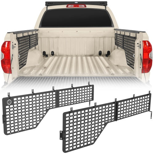 Bed Side MOLLE Panels - Pairs For 2014-2021 Toyota Tundra 5.5' Short Bed - Ultralisk4x4