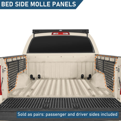 Bed Side MOLLE Panels - Pairs For 2014-2021 Toyota Tundra 5.5' Short Bed - Ultralisk4x4