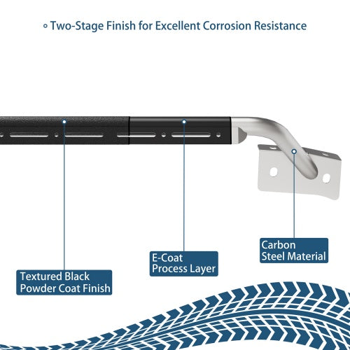 Tubular Bull Bar For 2021-2026 Ford Bronco w/ Steel Modular Bumper(Excluding Raptor, Everglades, Black Diamond) - Ultralisk4x4