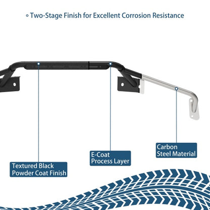 Ultralisk4x4 Baja Style Bull Bar For 2021-2026 Ford Bronco w/ Steel Modular Bumper(Excluding Bronco Sport & Raptor, Everglades, Black Diamond)