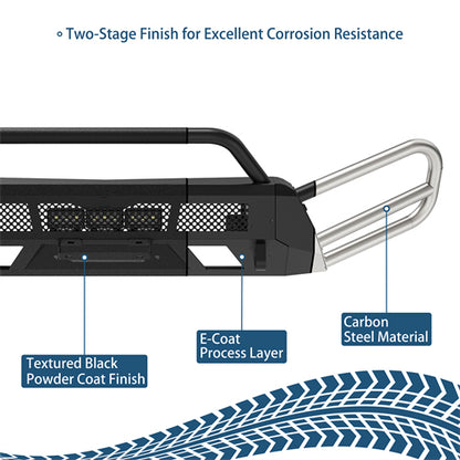 Blink Stubby Front Bumper For 2015-2020 Chevy Colorado (Excluding ZR2 Models) - Ultralisk4x4