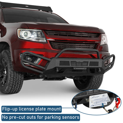 Blink Stubby Front Bumper For 2015-2020 Chevy Colorado (Excluding ZR2 Models) - Ultralisk4x4