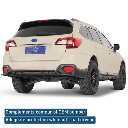 Rear Bumper Rally Tubular Bumper For 2015-2019 Subaru Outback - Ultralisk4x4