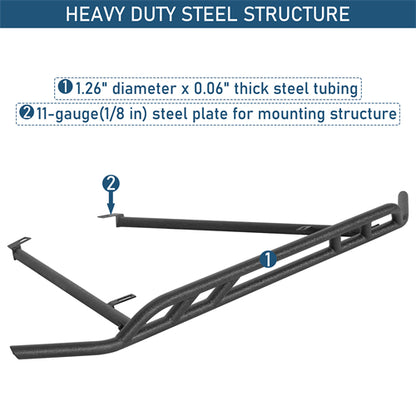 Rear Bumper Rally Tubular Bumper For 2015-2019 Subaru Outback - Ultralisk4x4