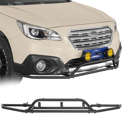 Front Bumper Rally Tubular Bumper For 2015-2019 Subaru Outback - Ultralisk4x4