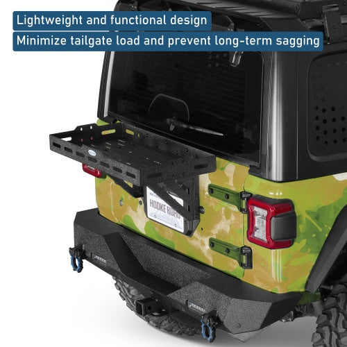 Tailgate Rack Cargo Basket (18-26 For Jeep Wrangler JL) - Ultralisk4x4