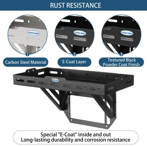 Tailgate Rack Cargo Basket (18-26 For Jeep Wrangler JL) - Ultralisk4x4