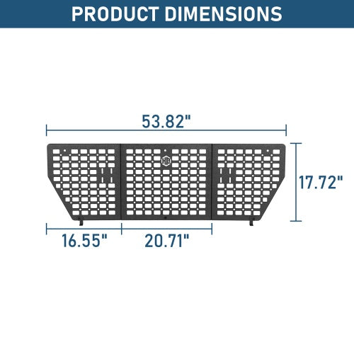 Front Bed MOLLE Panel 2015-2022 For Chevy Colorado & GMC Canyon - Ultralisk4x4