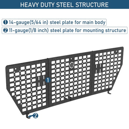 Front Bed MOLLE Panel 2015-2022 For Chevy Colorado & GMC Canyon - Ultralisk4x4