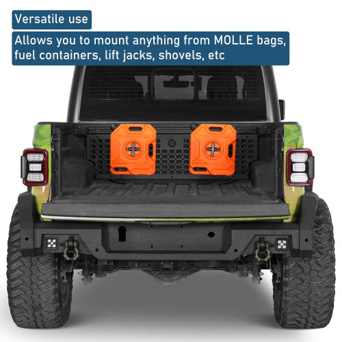 Front Bed MOLLE Panel For 2020-2026 Jeep Gladiator JT - Ultralisk4x4