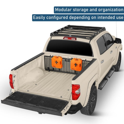 Front Bed MOLLE Panel For 2014-2021 Toyota Tundra CrewMax - Ultralisk4x4