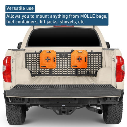 Front Bed MOLLE Panel For 2014-2021 Toyota Tundra CrewMax - Ultralisk4x4