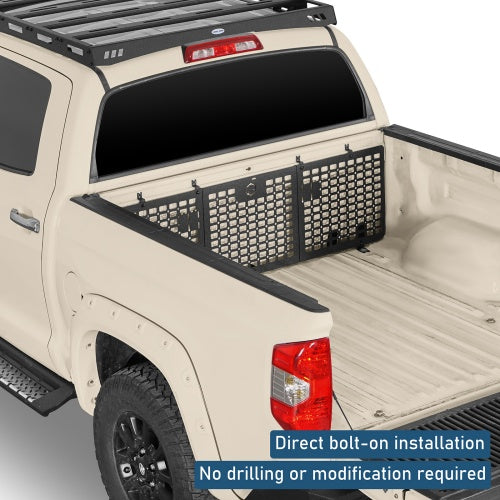 Front Bed MOLLE Panel For 2014-2021 Toyota Tundra CrewMax - Ultralisk4x4