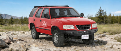Full-Width Front Bumper w/ LED Lights for 1995-2005 Chevy S10 Blazer - Ultralisk4x4