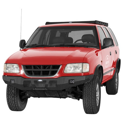 Full-Width Front Bumper w/ LED Lights for 1995-2005 Chevy S10 Blazer - Ultralisk4x4