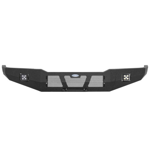 Full-Width Front Bumper w/ LED Lights for 1995-2005 Chevy S10 Blazer - Ultralisk4x4