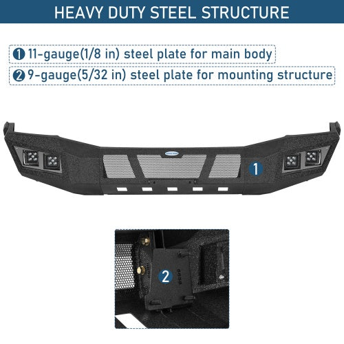 Guardian Ⅱ Front Bumper for 2004-2006 Dodge Durango - Ultralisk4x4