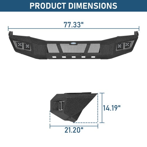 Guardian Ⅱ Front Bumper for 2004-2006 Dodge Durango - Ultralisk4x4