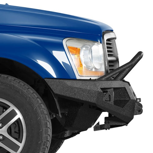 Ultralisk4x4 ExplorerX Front Bumper with 12K Winch Plate for 2004-2006 Dodge Durango