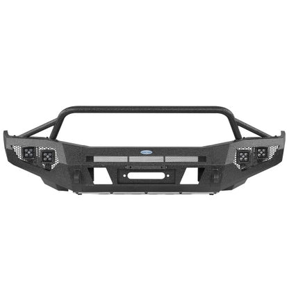 Ultralisk4x4 ExplorerX Front Bumper with 12K Winch Plate for 2004-2006 Dodge Durango
