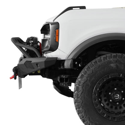 Horn Front Bumper For 2021-2026 Ford Bronco (Excluding Raptor) - Ultralisk4x4