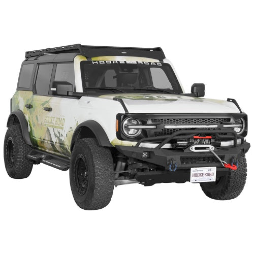 Horn Front Bumper For 2021-2026 Ford Bronco (Excluding Raptor) - Ultralisk4x4
