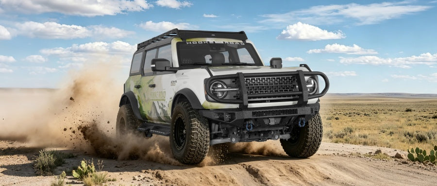 Ultralisk4x4 ExplorerX Front Bumper w/ Grille Guard For 21-26 Ford Bronco(Excluding Bronco Sport & Raptor) Models