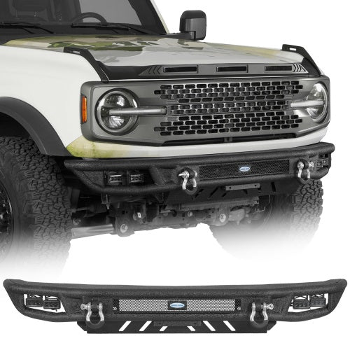 Tubular Front Bumper for 21-26 Ford Bronco (Excluding Bronco Sport & Raptor) - Ultralisk 4x4