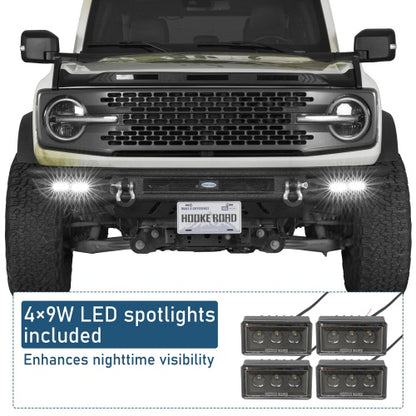Tubular Front Bumper for 21-26 Ford Bronco (Excluding Bronco Sport & Raptor) - Ultralisk 4x4