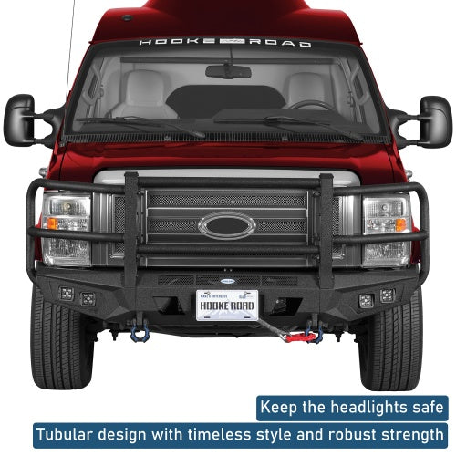 Magnus Front Bumper w/ Grille Guard for 2008-2026 Ford E-350 - Ultralisk4x4