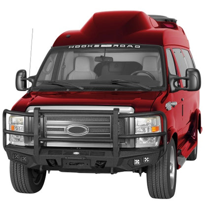Magnus Front Bumper w/ Grille Guard for 2008-2026 Ford E-350 - Ultralisk4x4