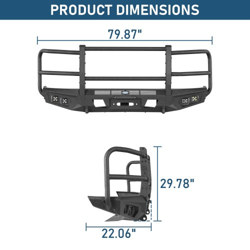 Magnus Front Bumper w/ Grille Guard for 2008-2026 Ford E-350 - Ultralisk4x4