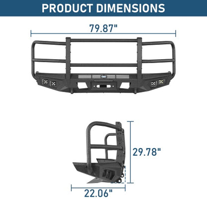 Magnus Front Bumper w/ Grille Guard for 2008-2026 Ford E-350 - Ultralisk4x4