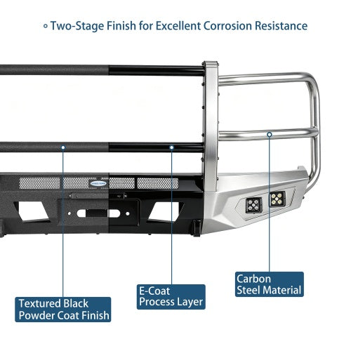 Magnus Front Bumper w/ Grille Guard for 2008-2026 Ford E-350 - Ultralisk4x4
