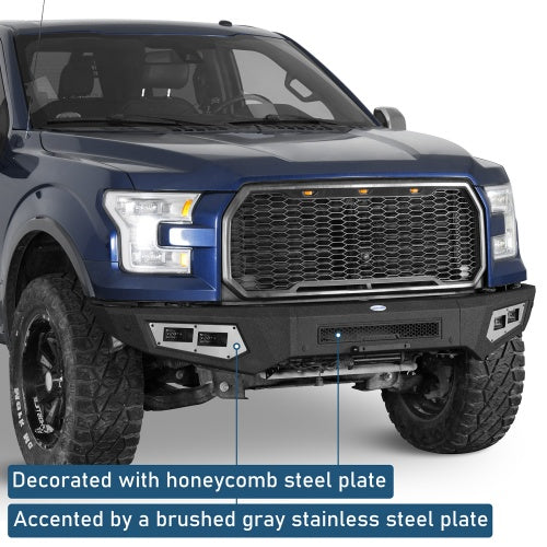 Aftermarket Guardian Ⅰ Front Bumper For 2015-2017 Ford F-150(Excluding Raptor) - Ultralisk4x4